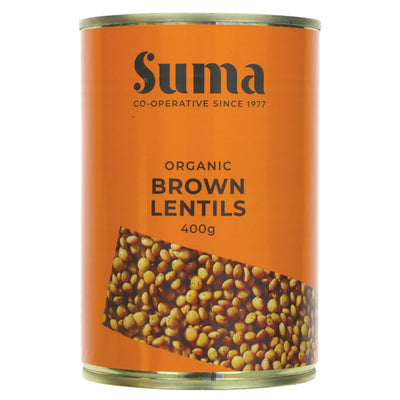 Organic Brown Lentils - Vegan - Suma - 400g