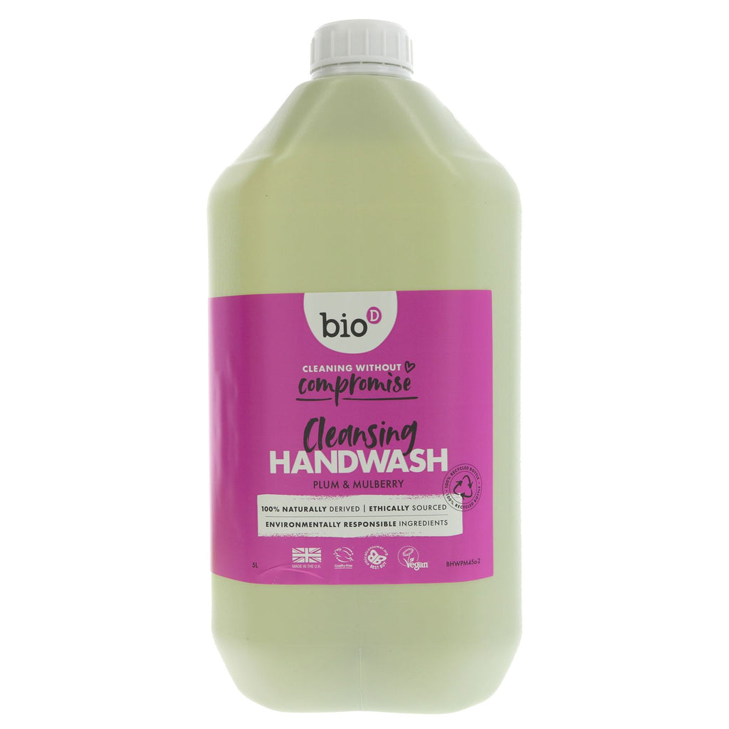 Bio D | Handwash - Plum & Mulberry | 5l