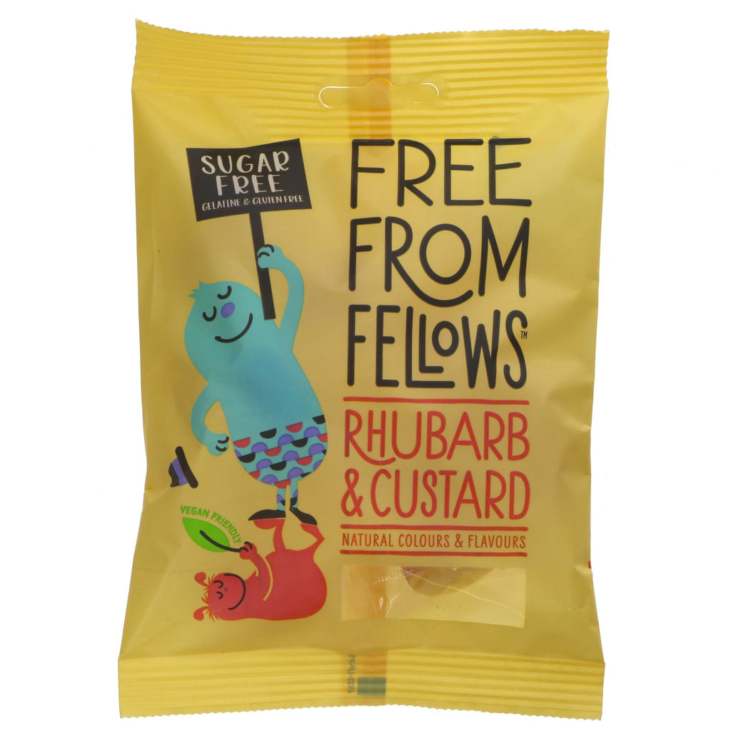 Free From Fellows | Rhubarb and Custard - sugar free | 70g