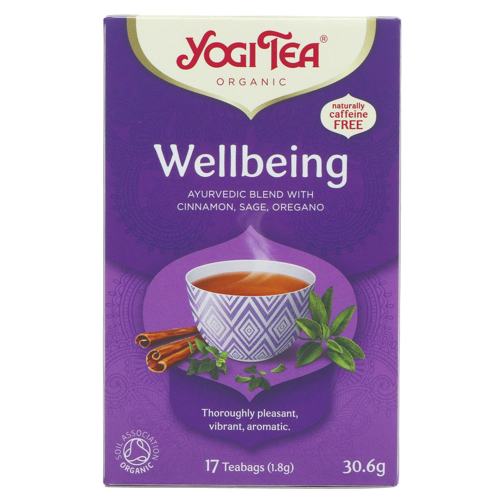 Yogi Tea | Wellbeing - Cinnamon, Sage, Oregano | 17 bags
