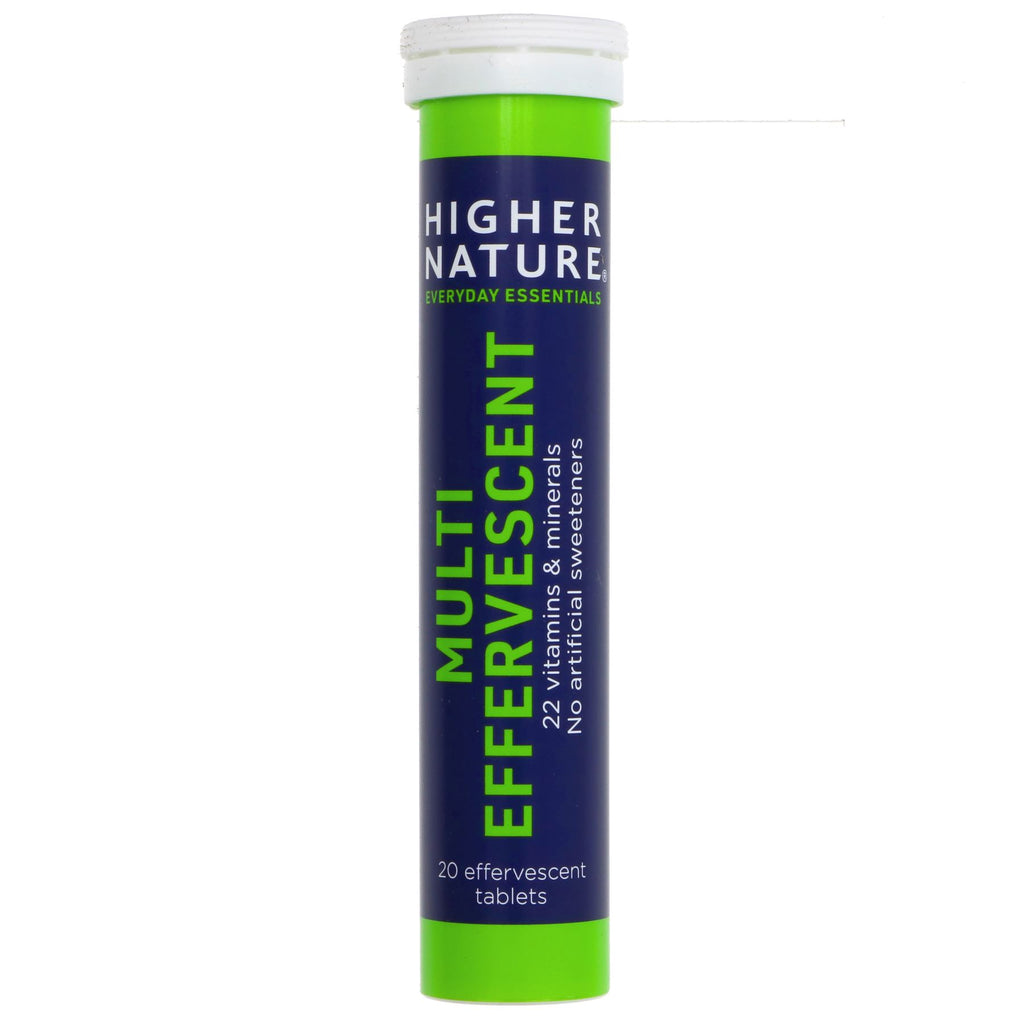 Higher Nature | Multi Vitamin Effervescent | 20 tablets
