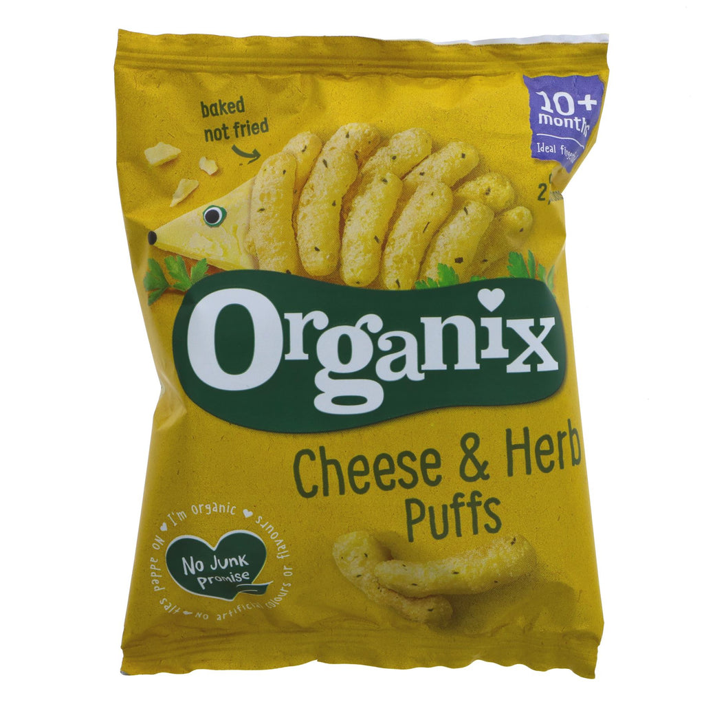 Organix | Cheese & Herb Curly Puffs | 15G