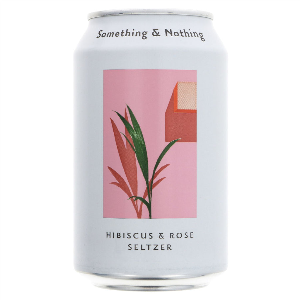 Something And Nothing | Hibiscus & Rose Seltzer | 330ML