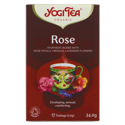 Yogi Tea | Rose - Rose, Hibiscus, Lavender | 17 bags
