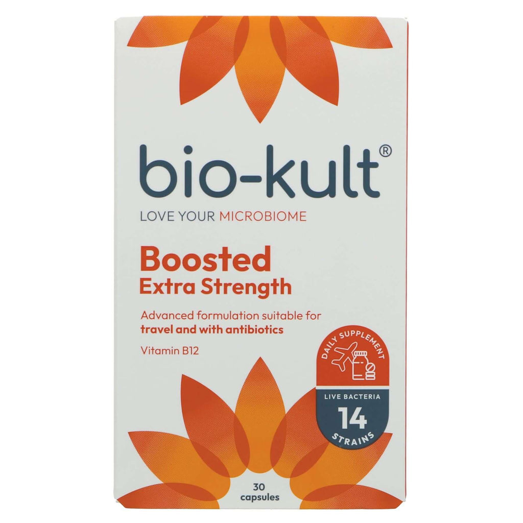 Bio-Kult | Boosted Extra Strength - for travel, with Vit B12 | 30 capsules