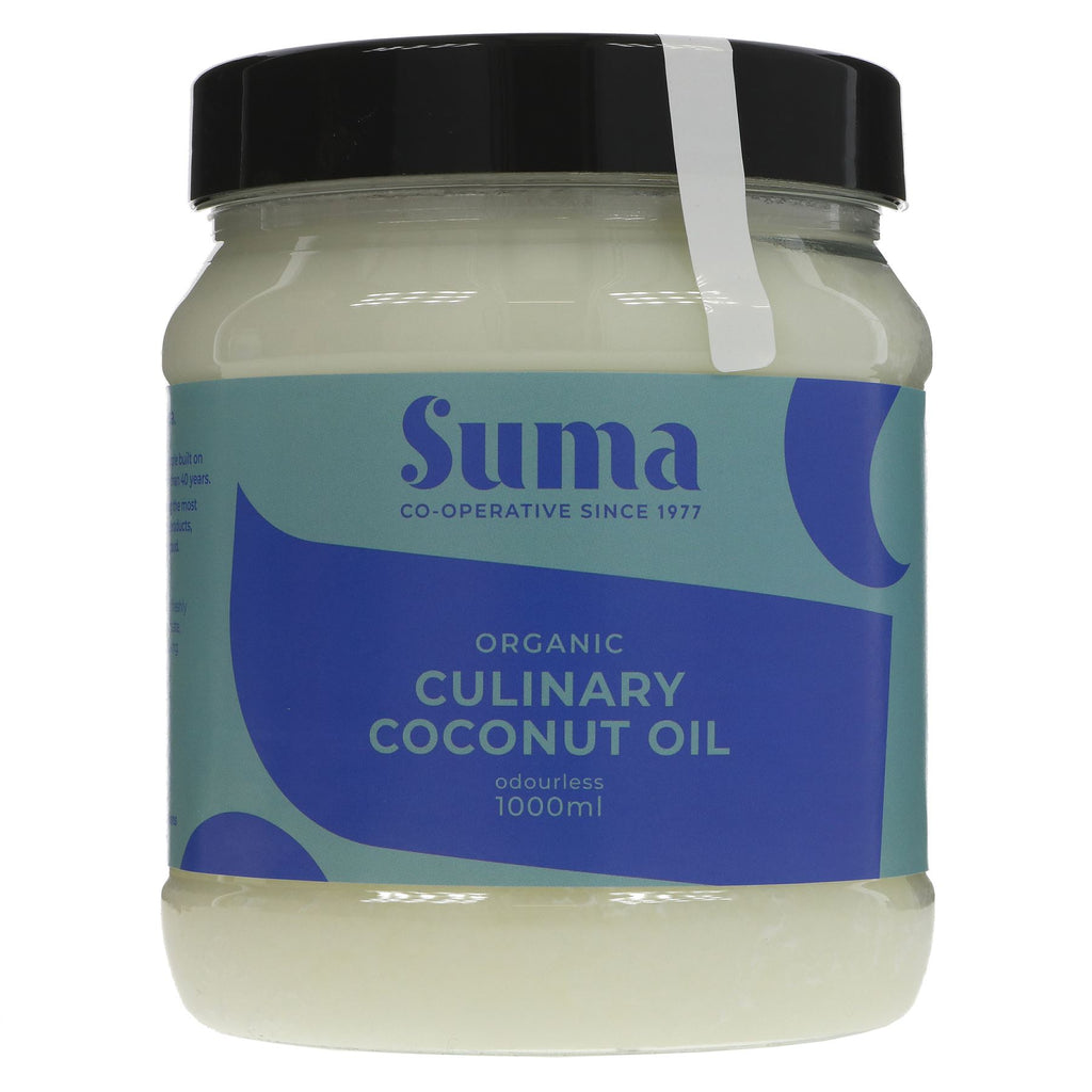 Organic, odourless, vegan culinary coconut oil. Perfect for cooking with no coconut taste.