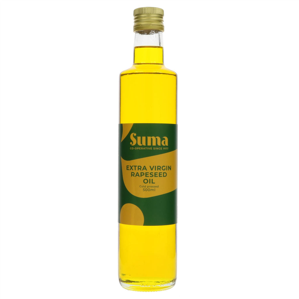 Suma Extra Virgin Rapeseed Oil - Healthier, Mild flavor, Vegan, Traceable, Perfect for Cooking & Dressings