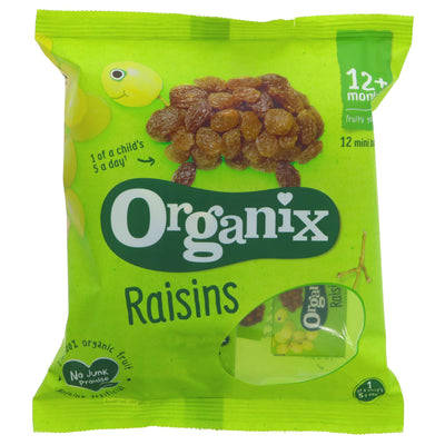 Organix | Raisins Mini Boxes | 12 x 14G