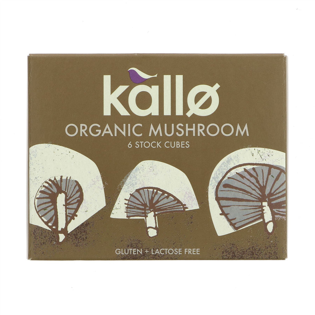 Kallo | Mushroom Stock Cubes | 66g