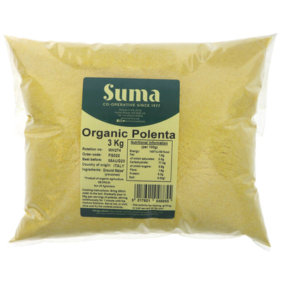 Suma | Polenta - Organic - Precooked **NEW - March 2023** | 3kg