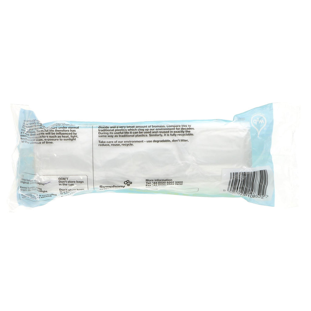 100% degradable freezer bags, vegan-friendly, 225x355mm, 100 pack