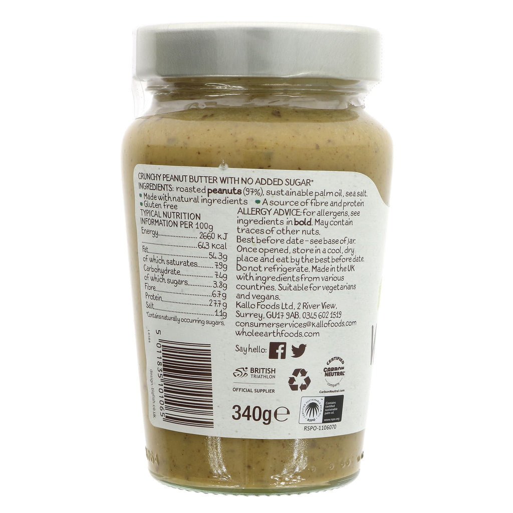 Indulgent, gluten-free vegan peanut butter - perfect for sweet or savoury dishes. No VAT!