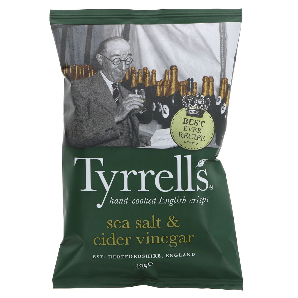 Tyrrells | Cider Vinegar And Sea Salt | 40G