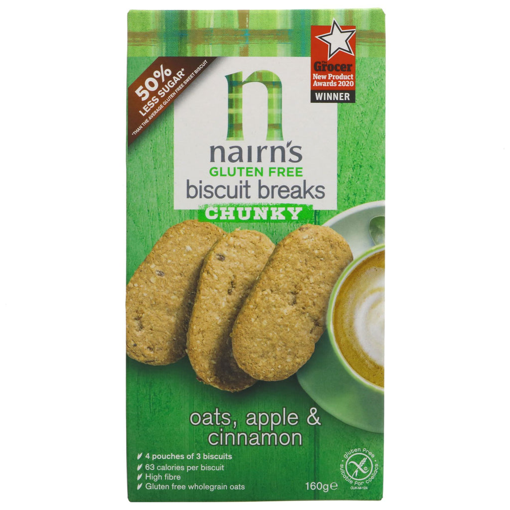 Nairn's | GF Apple&Cinnamon Chunky Bisc | 160g