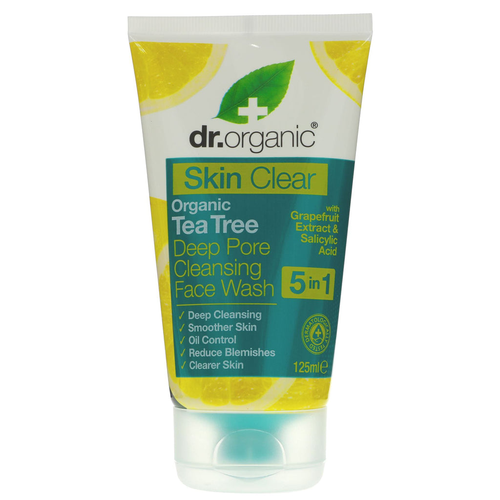 Dr Organic | Deep Pore Face Wash | 125ml