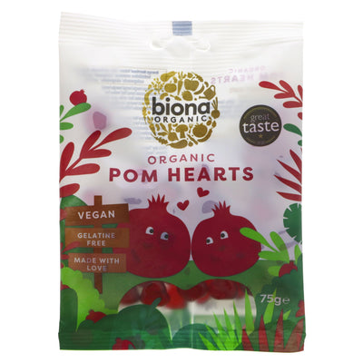 Biona | Pomegranate Heart Sweets - Org | 75G