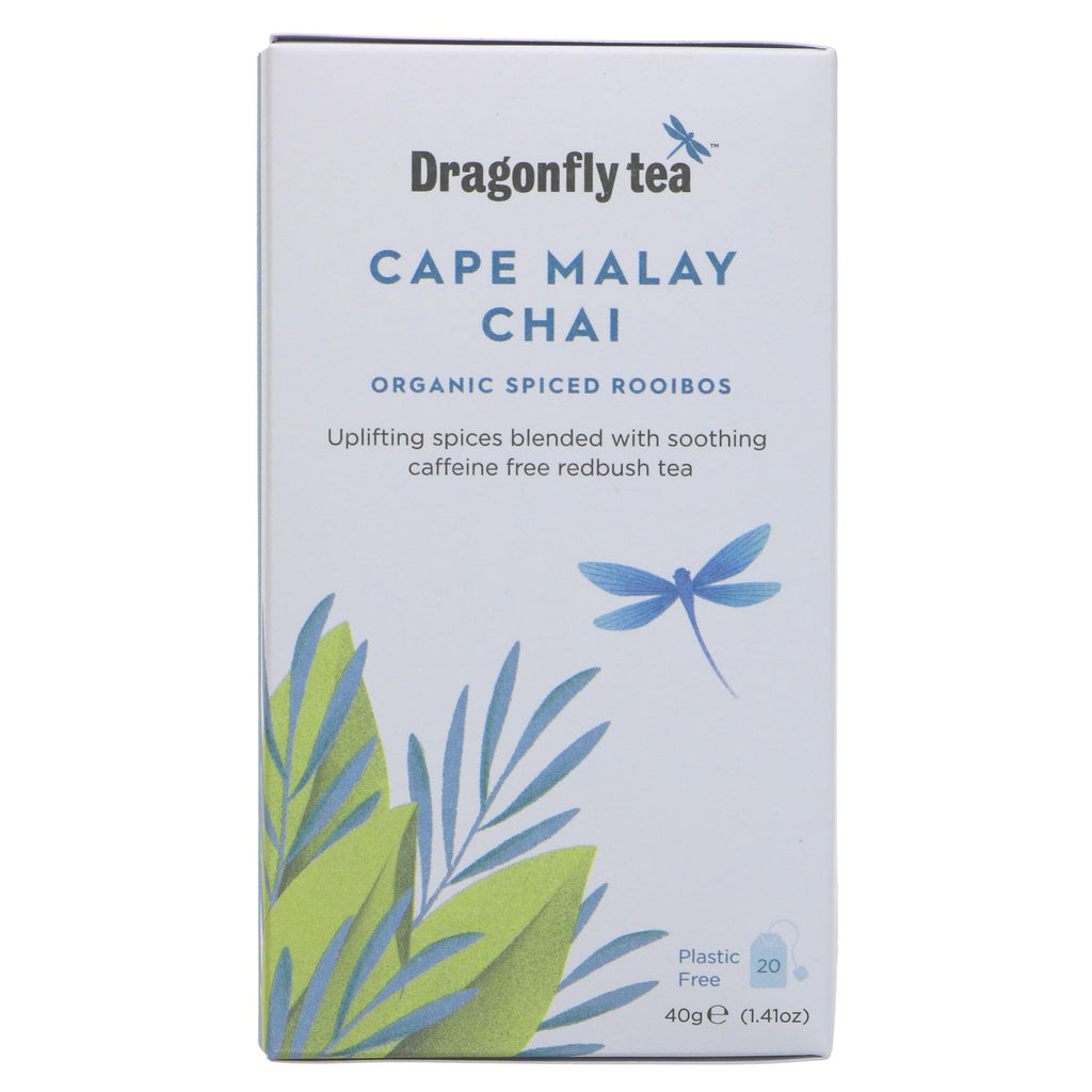 Dragonfly Tea | Cape Malay Rooibos Chai - Spiced Rooibos Tea | 20 bags