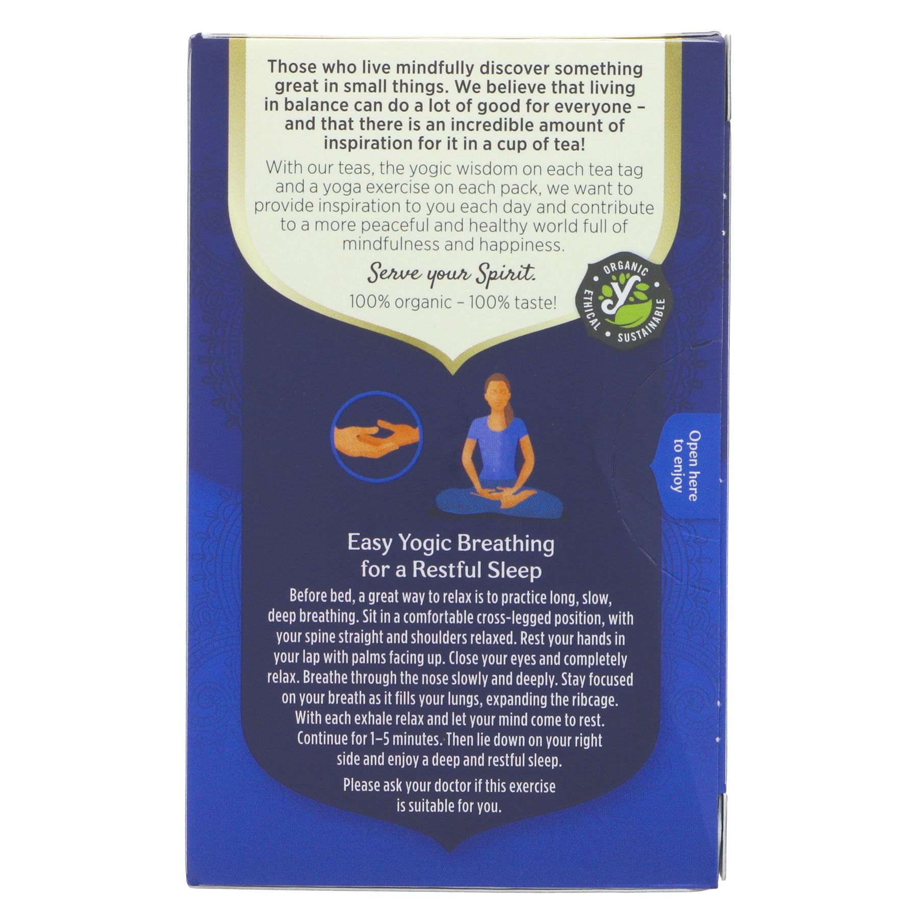 Yogi Tea Bedtime Rooibos Vanille bio, sachets de thé 17 x 1,8 g