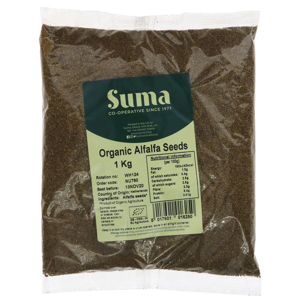 Suma | Alfalfa Seeds - Organic | 1 KG