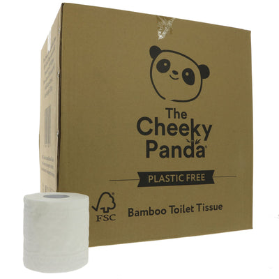 The Cheeky Panda | Bamboo Toilet Tissue 48 Rolls | 48 ROLLS