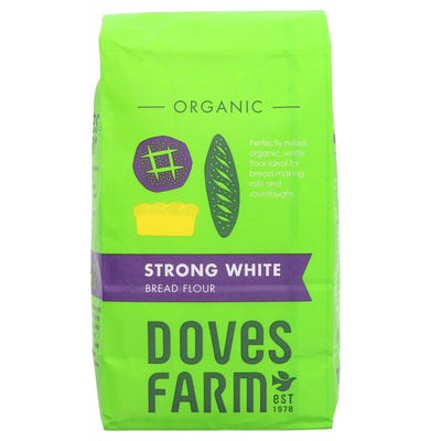 Doves Farm | Strong White Bread Flour - Green Bag Green Logo | 1.5kg