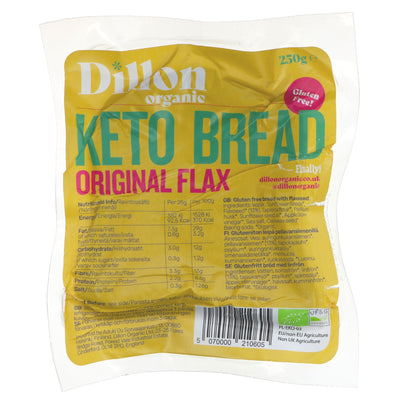 Dillon Organic | Original Flax Keto Bread | 250g
