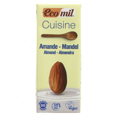 Ecomil | Cuisine - Almond Cream - suitable for cooking | 200ml