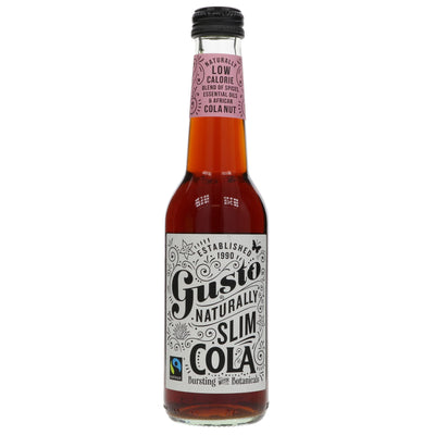 Gusto | Naturally Slim Cola - Low cal, Spices, Cola Nut | 275ml