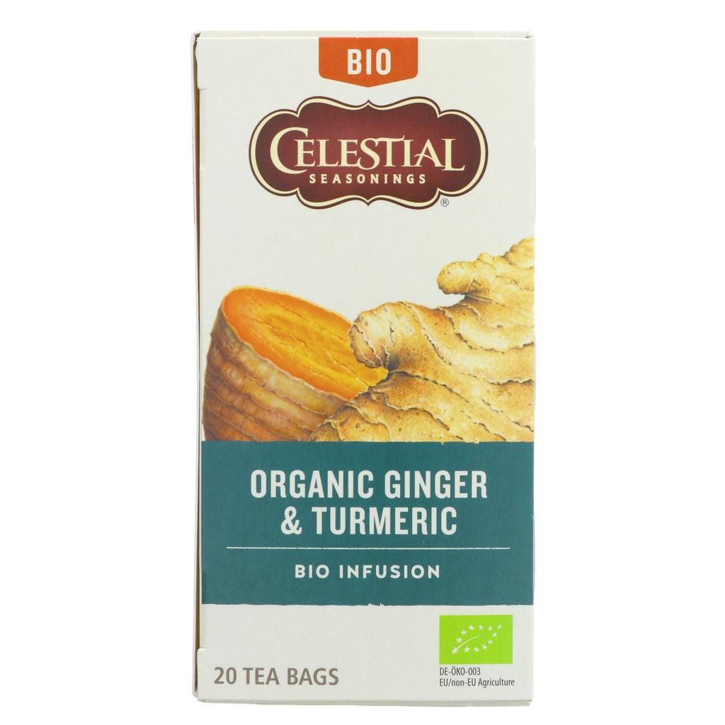 Celestial Seasonings | Ginger & Turmeric | 20 bags