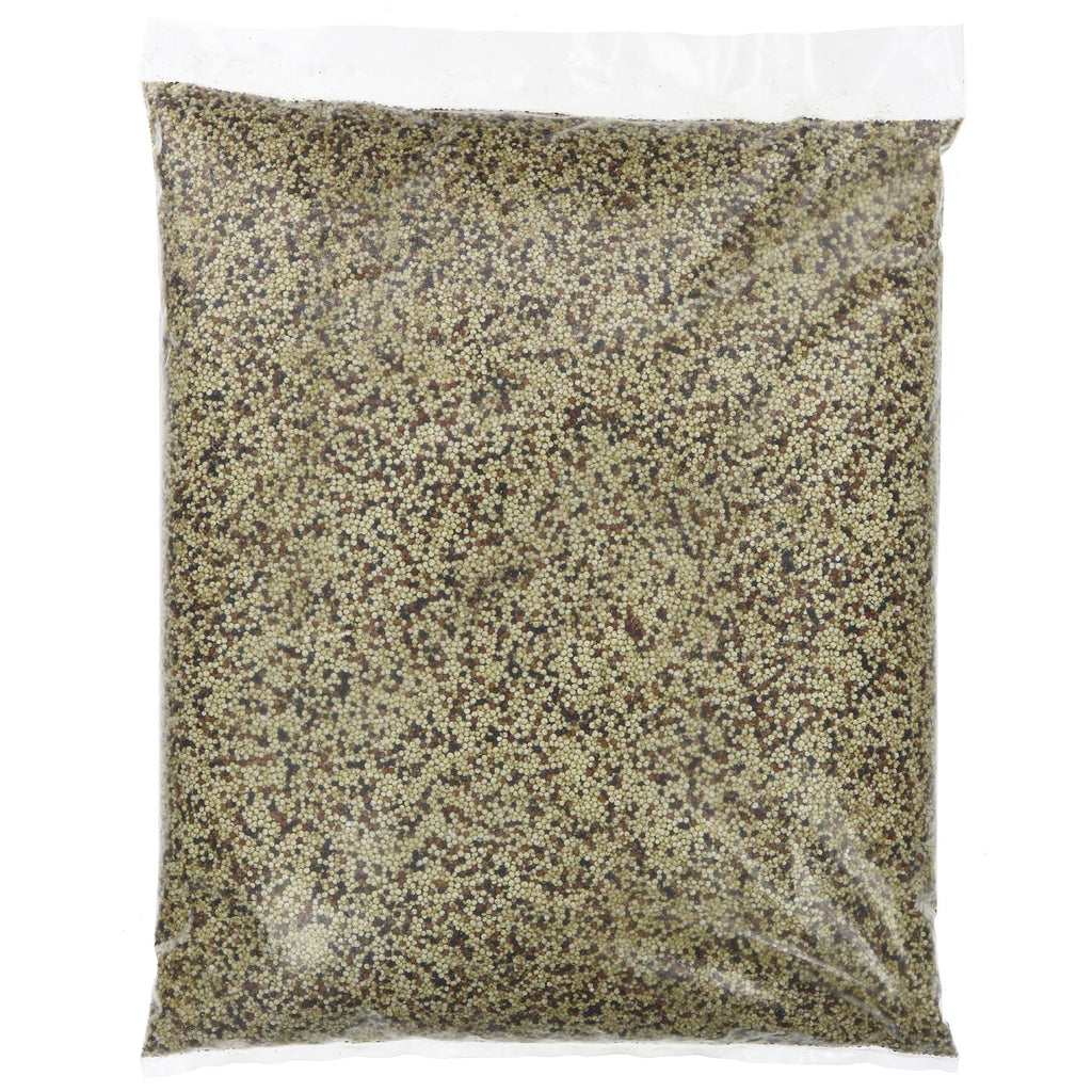 Organic Tricolour Quinoa - Vegan-friendly & Nutrient-rich Alternative to Rice. 3KG pack by Suma.