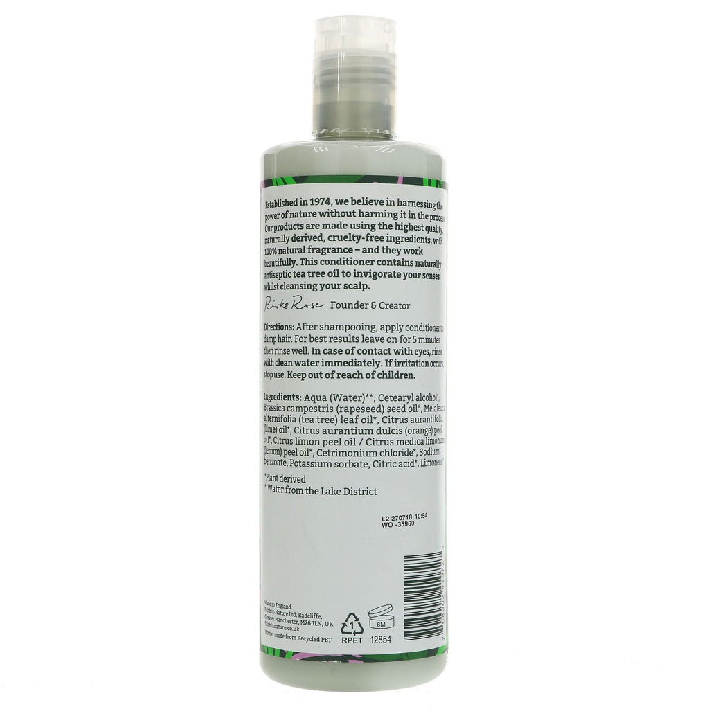 Vegan Tea Tree Conditioner - 400ML - Cleansing & Silky