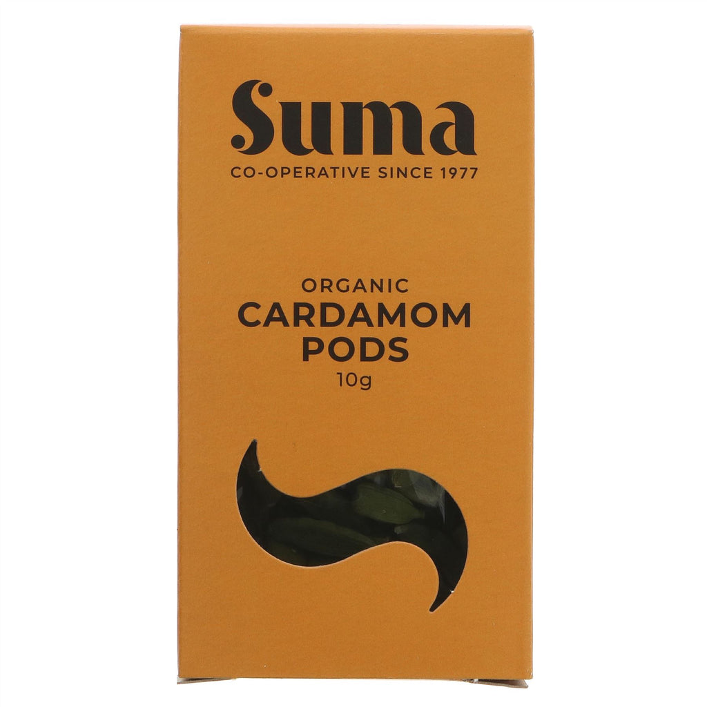 Suma Organic Green Cardamom Pods - 10g - Vegan & Organic
