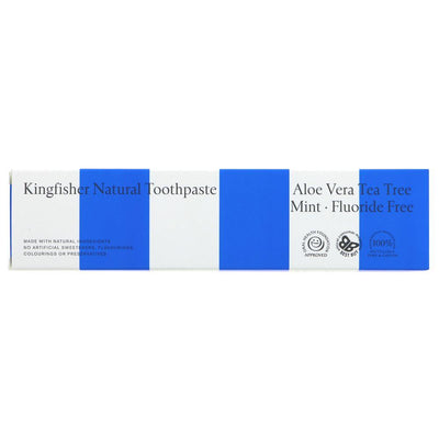 Kingfisher | Aloe Vera Tea Tree Mint - fluoride free | 100ml