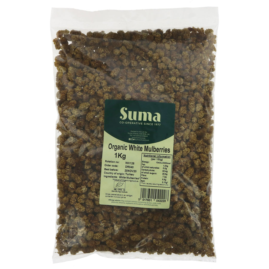 Suma | Mulberries White - Organic | 1 KG