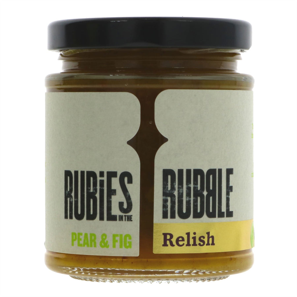 Rubies In The Rubble | Pear & Fig Relish | 210g