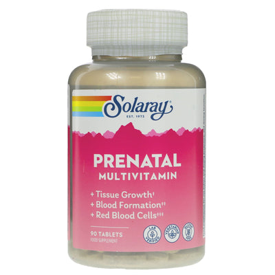 Solaray | Prenatal Multivitamin | 90 tablets