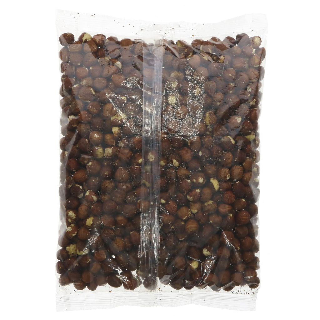 Suma Hazelnuts - Rich in flavor, vegan and perfect for nut roasts! Not suitable for children.