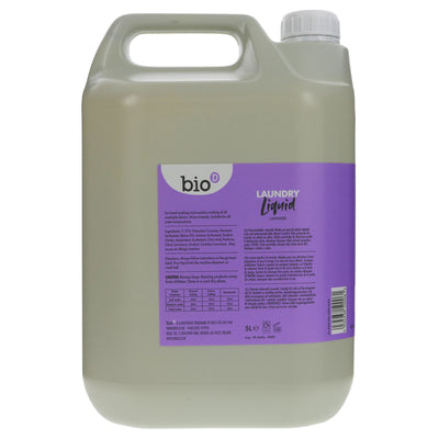 Bio D Lavender Laundry Liquid | Hypoallergenic, Vegan & Cruelty-Free | 5L | Ethical Consumer Best Buy | Sold by Superfood Market
