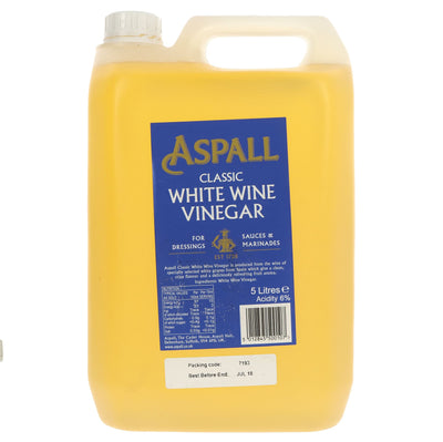 Aspall | White Wine Vinegar | 5L