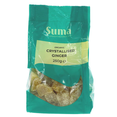 Suma | Ginger - crystallised organic | 250g