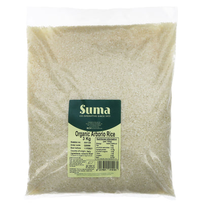 Suma | Rice - Arborio, Organic | 3 KG