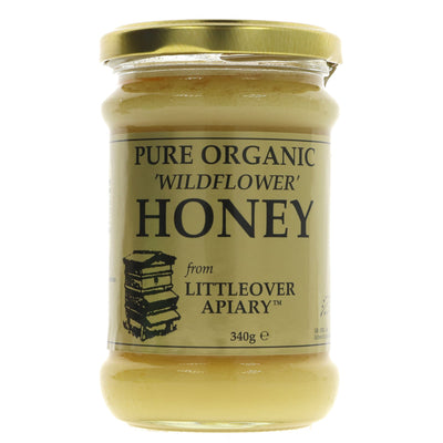 Littleover Apiaries | Organic Clear Wildflower Honey | 340G