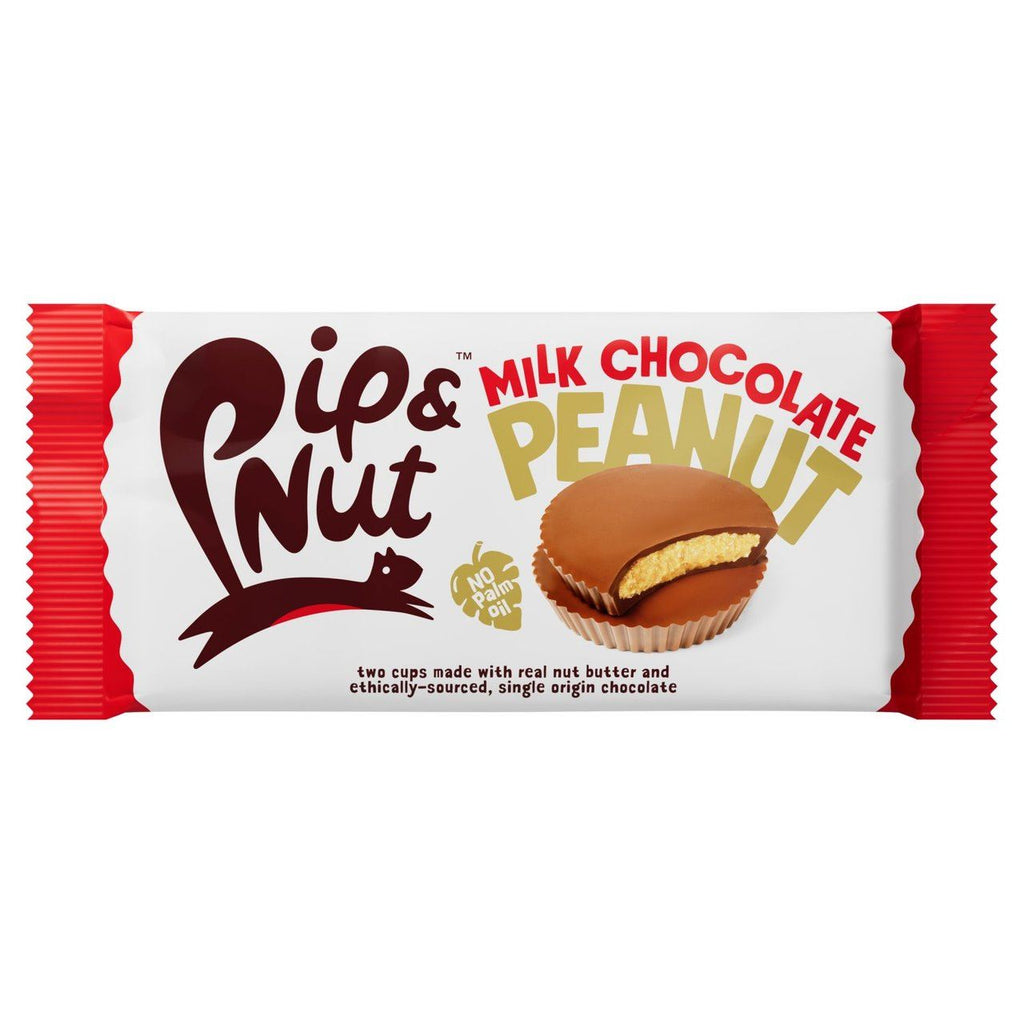 Pip & Nut | Milk Choc Peanut Butter Cups | 34g