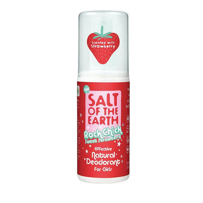 Salt Of The Earth | Rock Chick Sweet Strawberry Deodorant Spray | 100Ml