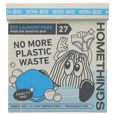 Homethings | Laundry Pods Non Bio 27 Pack - 100% Biodegradable | 27 pods