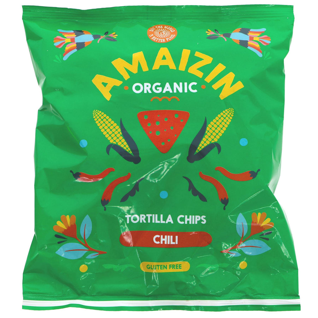Amaizin | Bio Corn Chips Chilli | 75G
