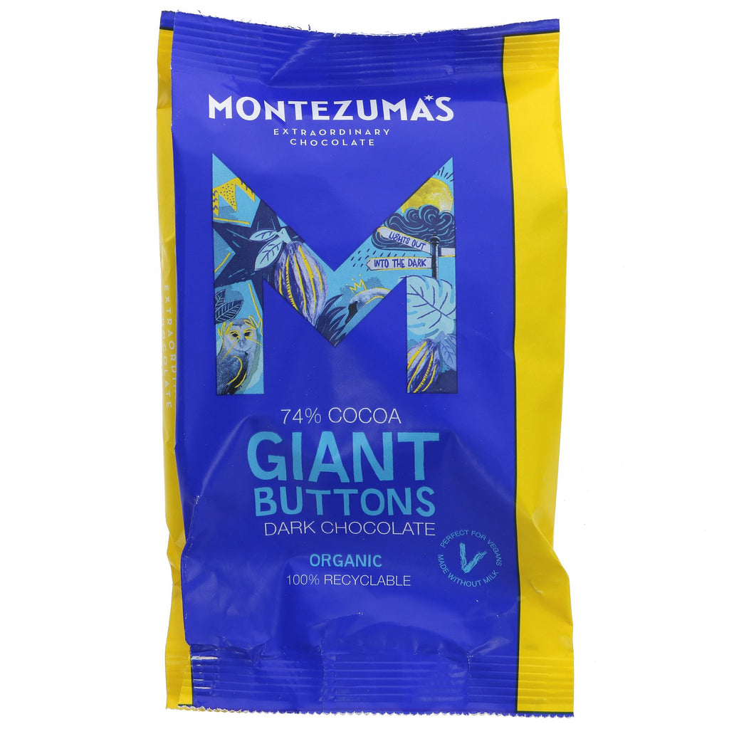 Montezuma's | Dark Chocolate Giant Buttons | 180G