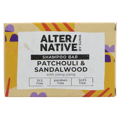 Alter/Native | Shampoo Bar - Glycerine - Patchouli - With sandalwood & ylang ylang | 90g