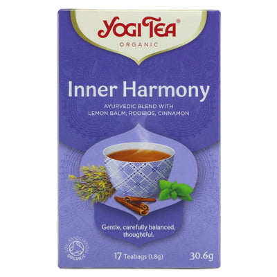 Yogi Tea | Inner Harmony - Lemon Balm, Rooibos, Cinnamon | 17 bags