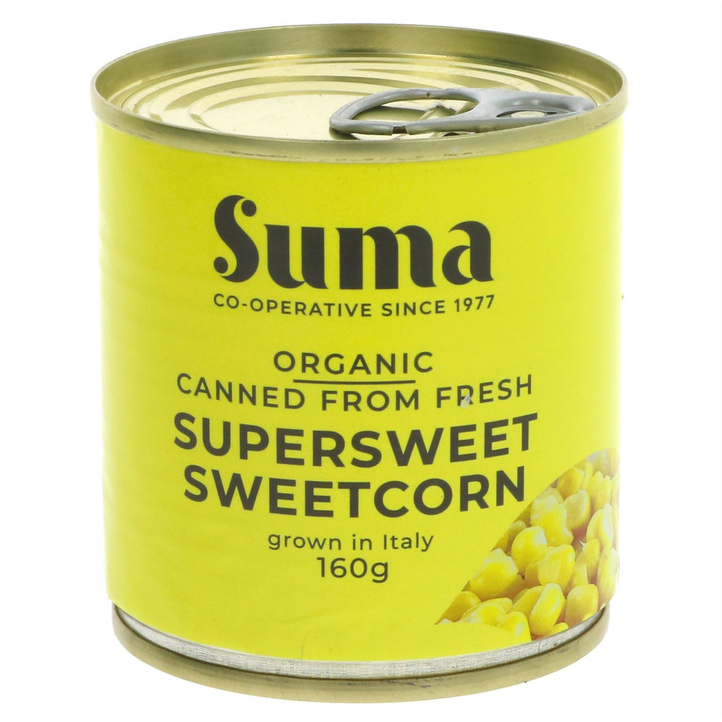 Suma | Supersweet Sweetcorn - Organic - Naturally Super Sweet | 160g